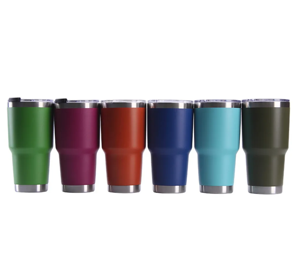 Дорожная кружка из нержавеющей стали 30 унций изолированная Автомобильная чашка