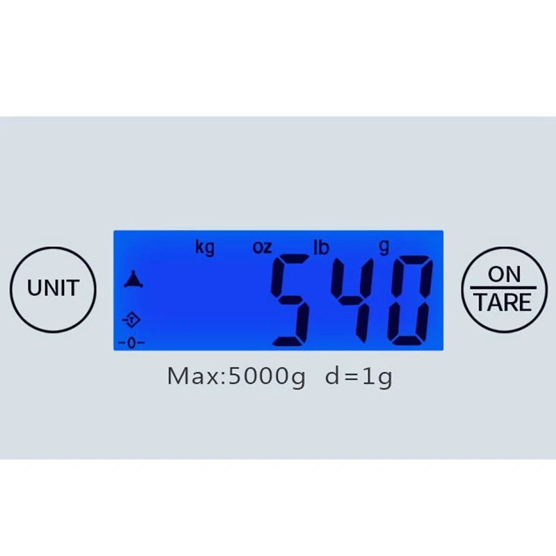 

5Kg Household Mini Digital PressControl LCD Sn Kitchen Scale