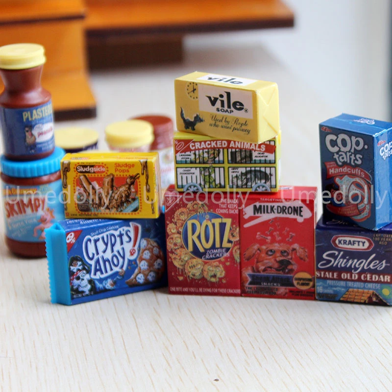 Миниатюрный Кукольный домик супермаркет имитация закусок для куклы Blyth Barbies bjd