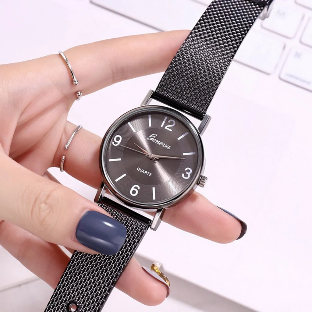 Женские часы relojes de mujer relogio наручные женские легкие кварцевые пластиковые ПВХ