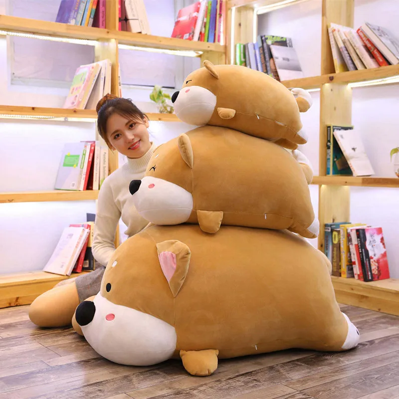 50/70 см Милая плюшевая игрушка Шиба для малышей милая подушка высокого качества