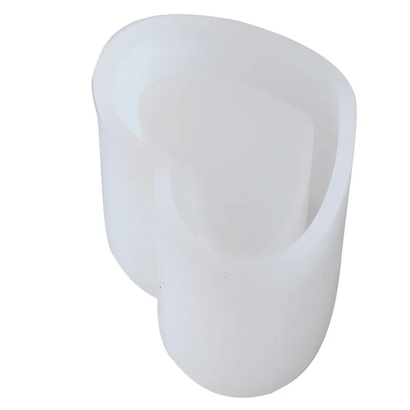 Зеркальная силиконовая форма любовь держатель для ручки контейнер хранения DIY