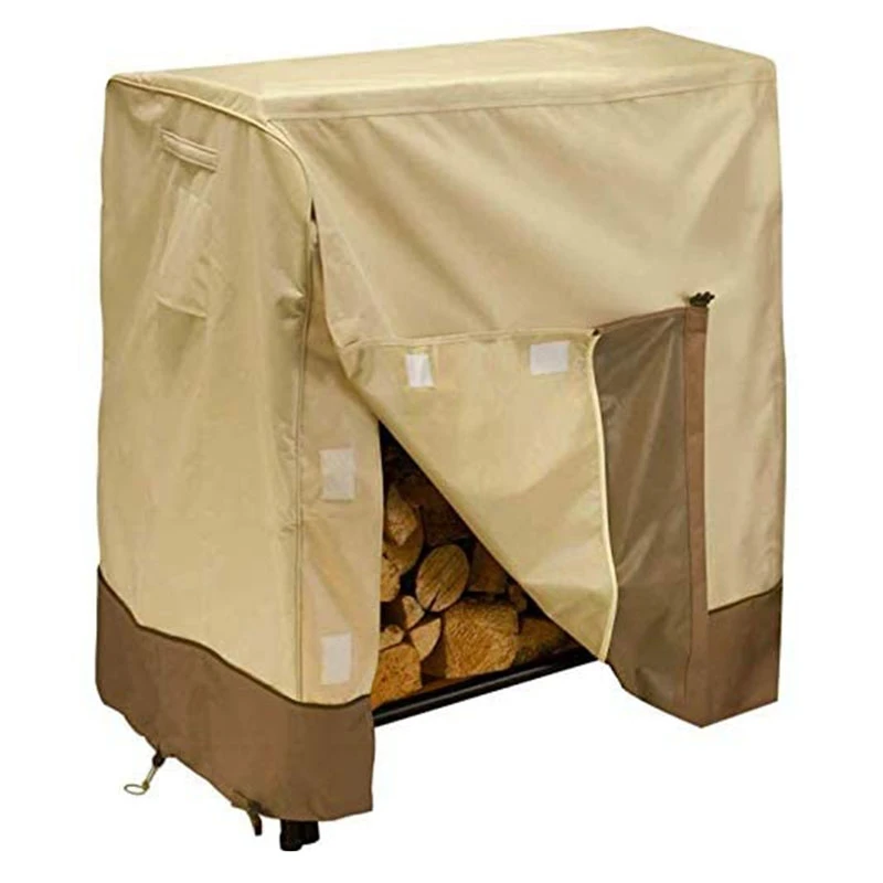 

Wooden Frame Cover Waterproof, Firewood Frame Snow Protection Cover, Durable Fabric Suitable for All Seasons