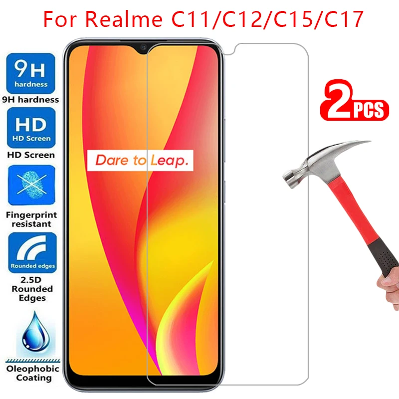 

Защитное закаленное стекло для realme c15 c11 2021 c12 c17, защита экрана на realmec15 realmec11 realmi reame c 11 15 11c 15c