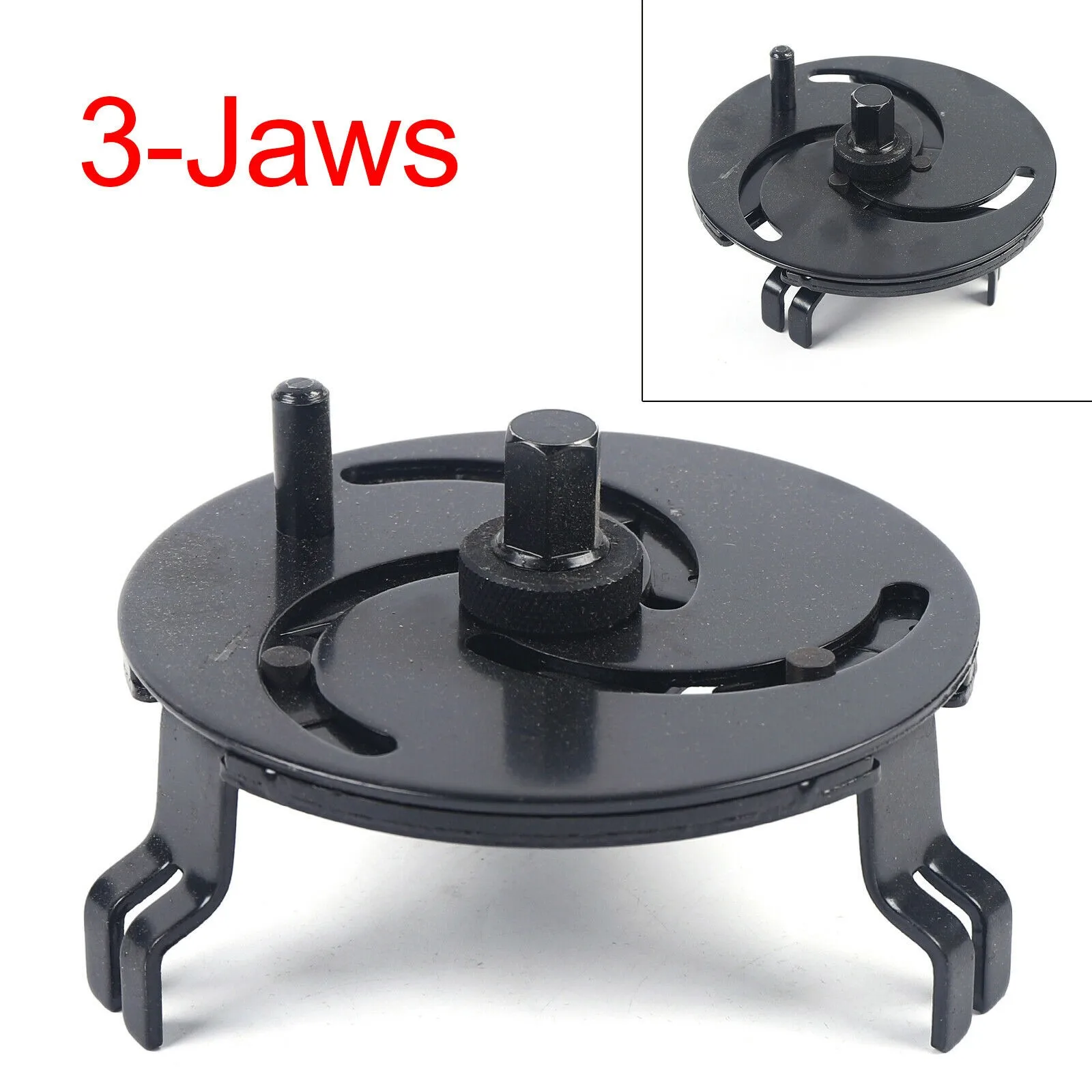 

3 Jaws Adjustable Car Accessories Fuel Tank Lid Wrench Tool Remove Oil Fit For Car 100-170mm Cover Pump Cap Spanner Parts