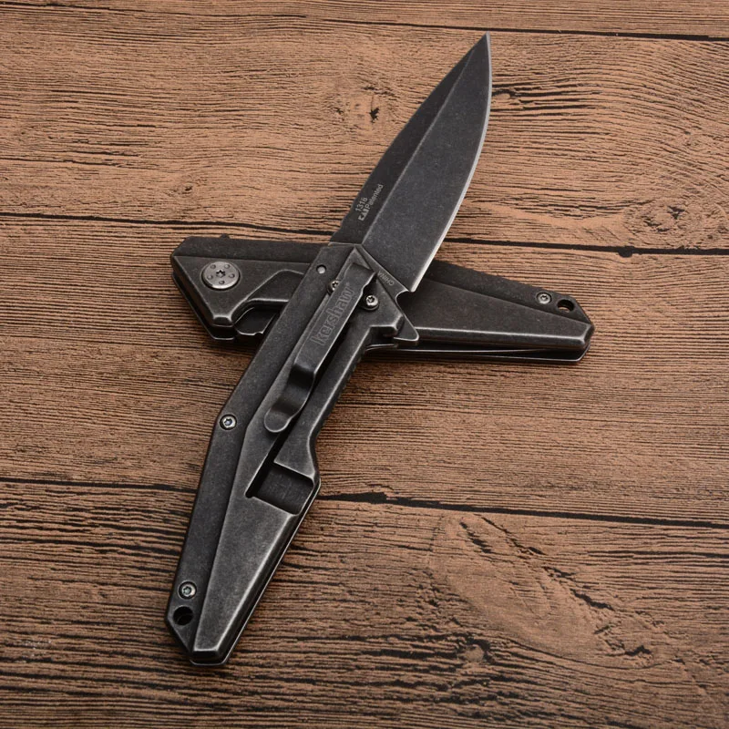 OEM kershaw качество K1318 EDC Складной нож ручка из нержавеющей стали с 8cr13mov стальным лезвием Карманный Походный нож инструменты