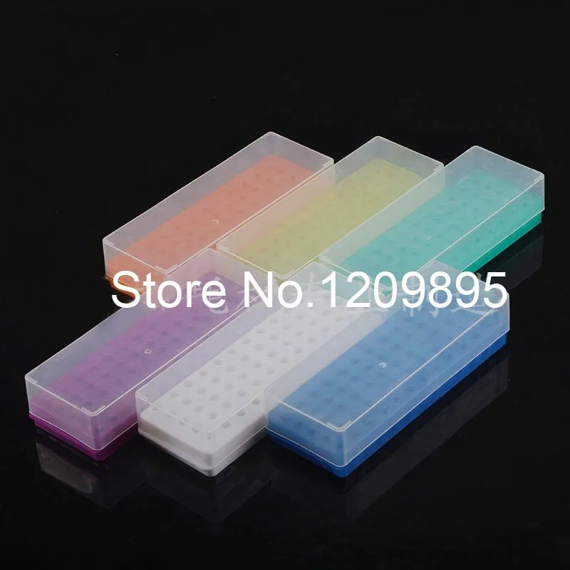 

4pcs/lot 60/96 holes 0.5ml/1.5ml/2ml Centrifuge Tube Rack Double-panel with cover EP Tube PCR tube Rack Free Shipping