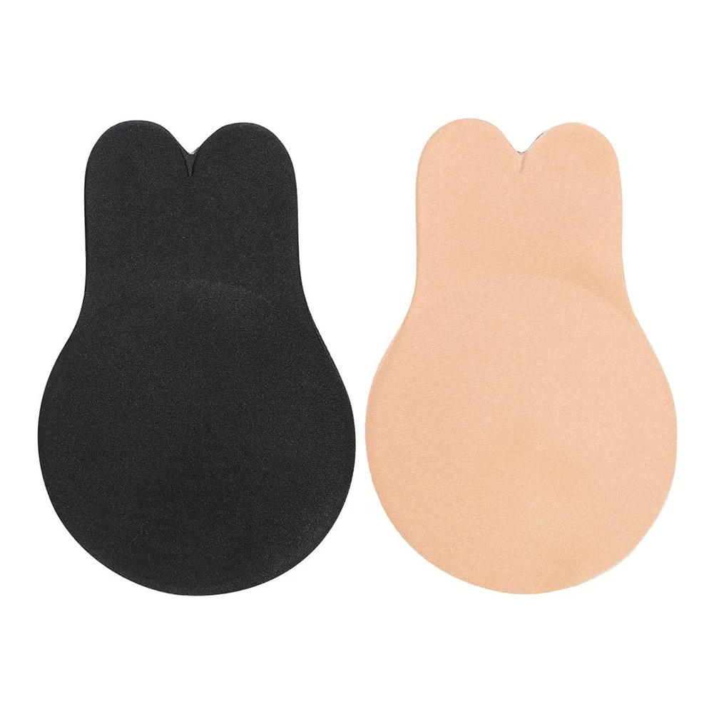 

Rabbit Nipple Cover Breast Petals Push Up Invisible Bra Breast Stickers Women Chest Stickers Invisible Bra 2 Pair