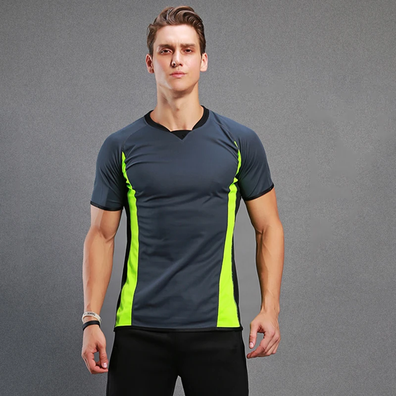 

Новая спортивная мужская футболка с коротким рукавом для баскетбола