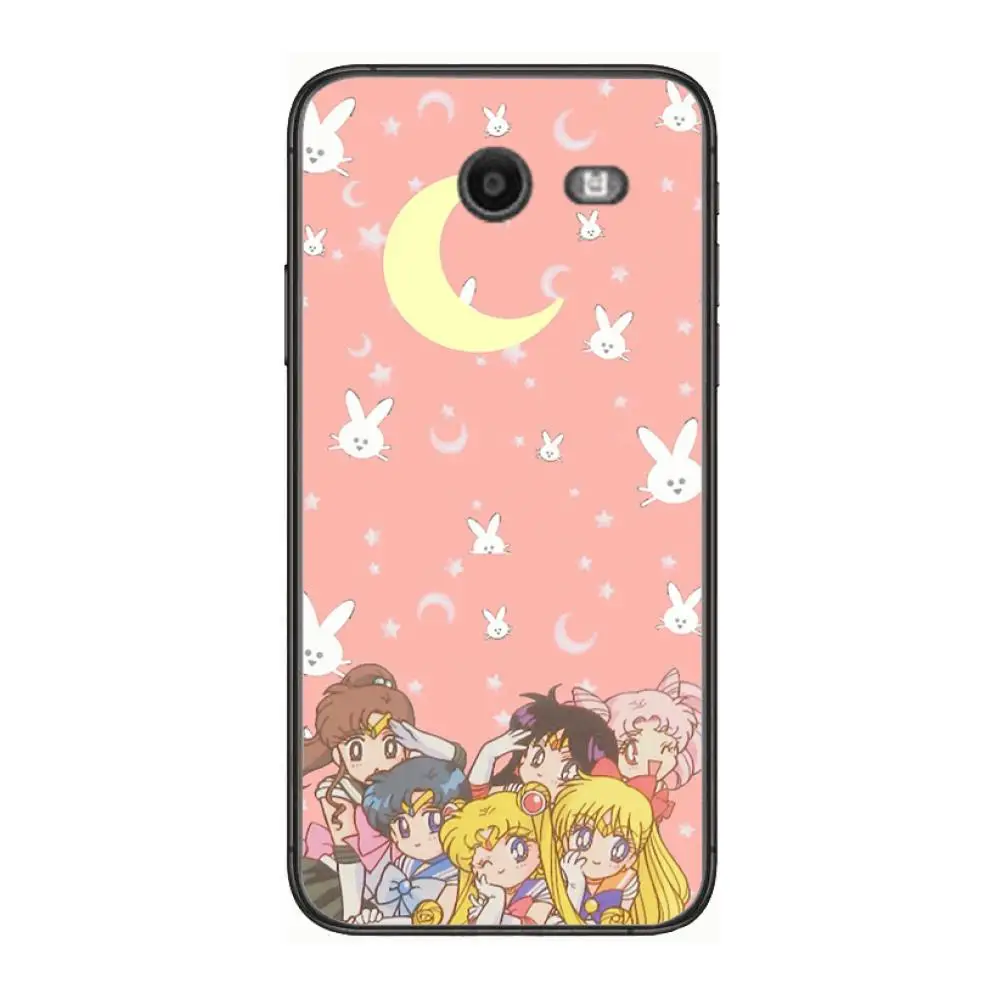 

Anime Sailor Moon Phone Case Hull For Samsung Galaxy J 4 3 5 6 7 8 EU 2018 Plus 2017 Black Shell Art Cell Cover TPU