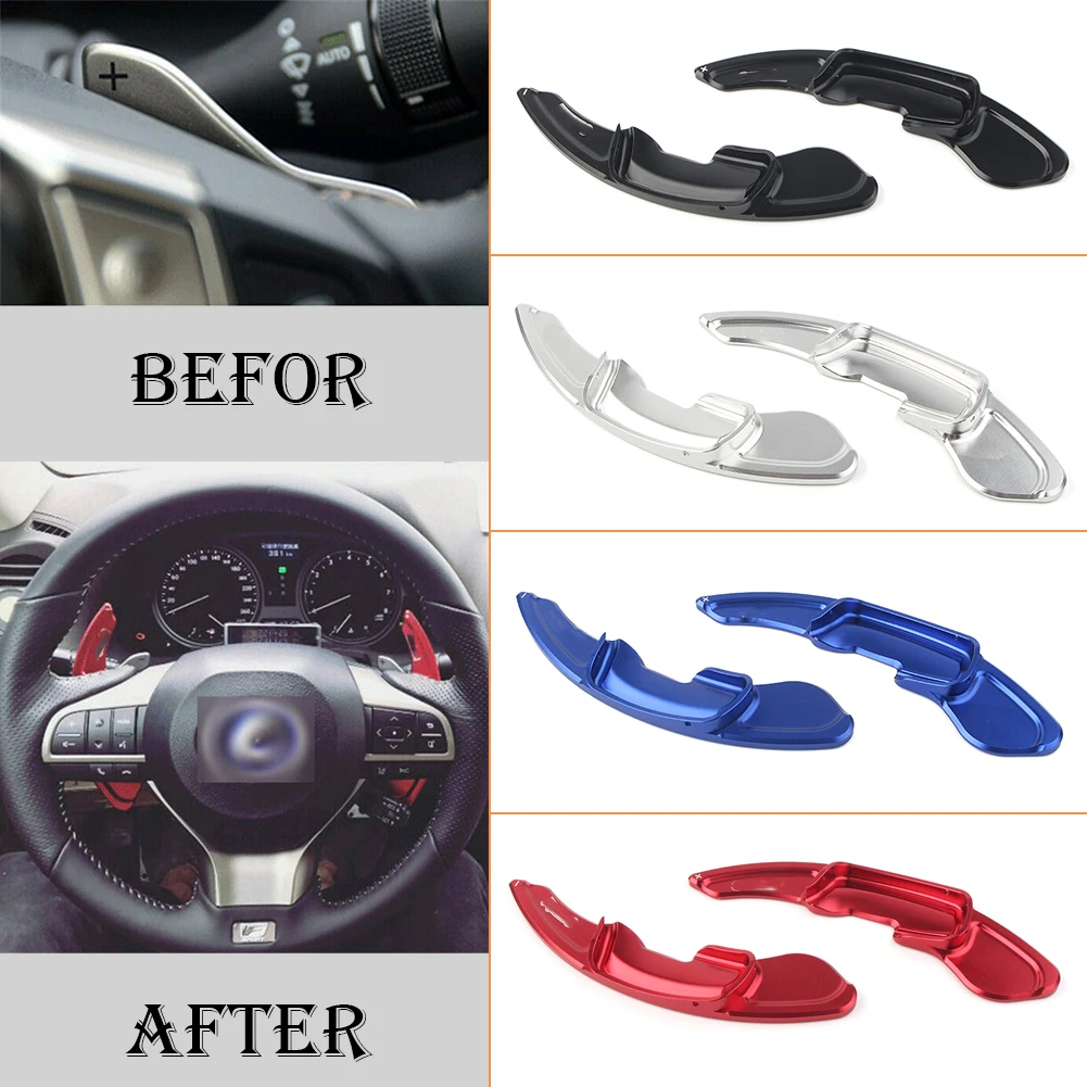 

Car Steering Wheel Paddle Shifter Direct Shift Gear For Lexus GS Series GS250 GS350 2012 2013 2014 2015 2016 Aluminium Accessory