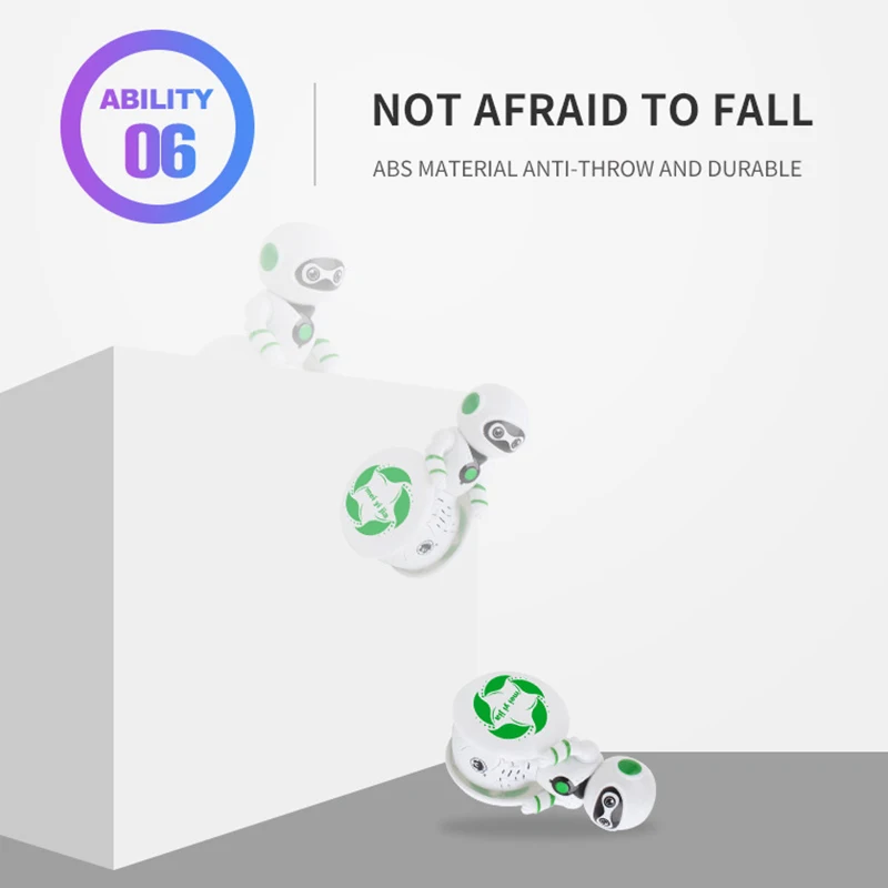 Горячая Распродажа умный робот-неваляшка игрушка звуковой свет индукционный