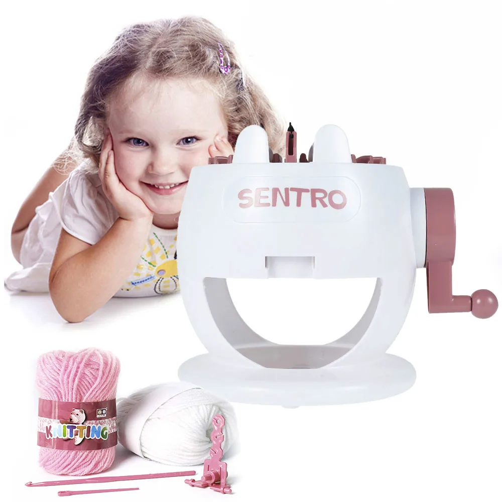 22 иглы ручной работы шерсть Вязание машина цилиндр ШЕРСТЬ ткацкий станок вязки шарф свитер шляпа носки для