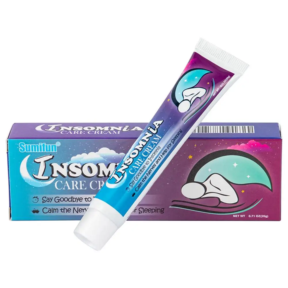 

20g Insomnia Care Cream Sleep Cream Chinese Medicine Improve Sleep Quality Ointment Soothing Sleep Aid Cream Plaster For Dee