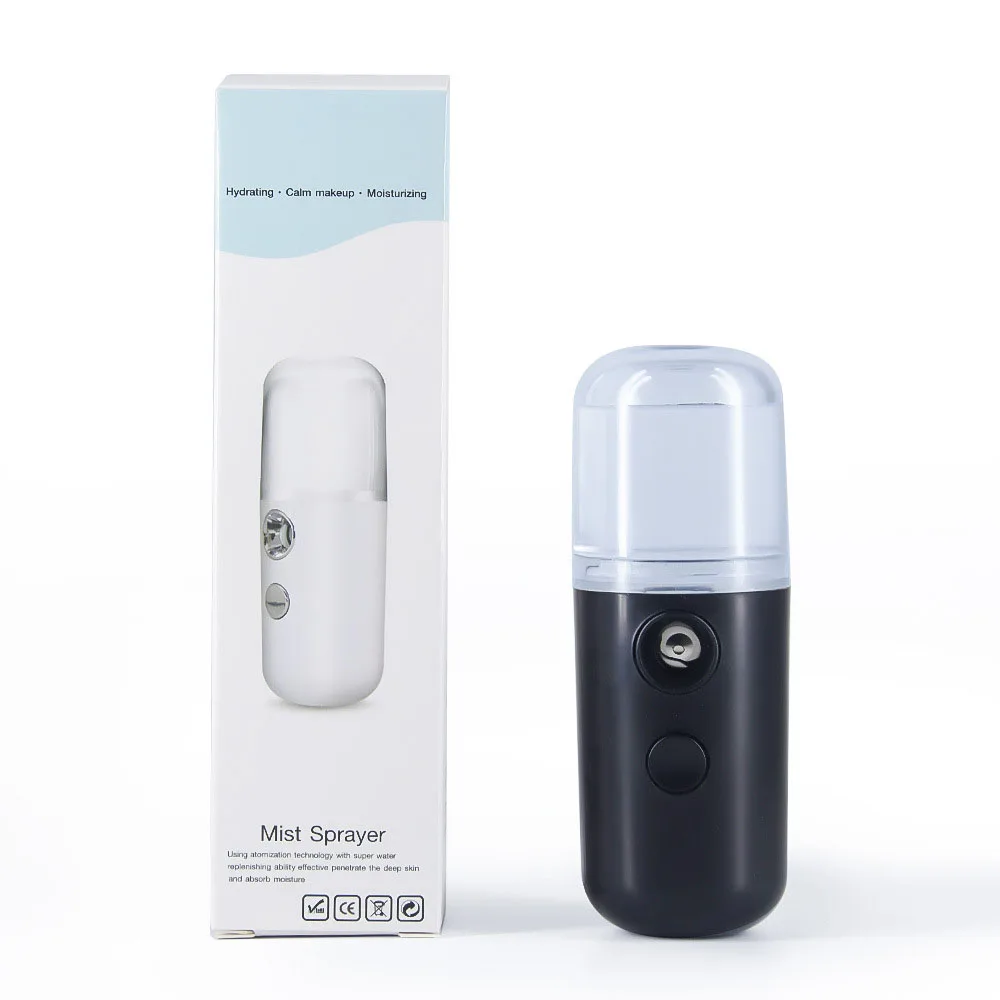 Nano Mist Facial Sprayer USB Humidifier Rechargeable Nebulizer Face Steamer Moisturizing Beauty Instruments Face Skin Care Tools rechargeable nano face steamer mister facial sprayer beauty sauna hydrating usb ultrasonic humidifier skin care tool