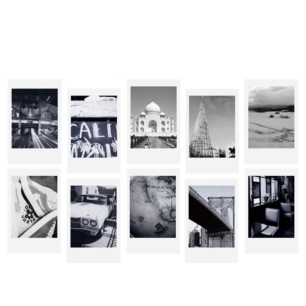 Фотопринтер Fujifilm Instax Mini 9 10 60 листов монохромная фотобумага для мгновенной печати