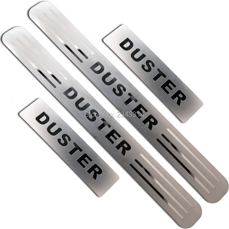 Накладка на порог автомобиля из нержавеющей стали для Renault Dacia Duster 2010 2018 2019|car protector