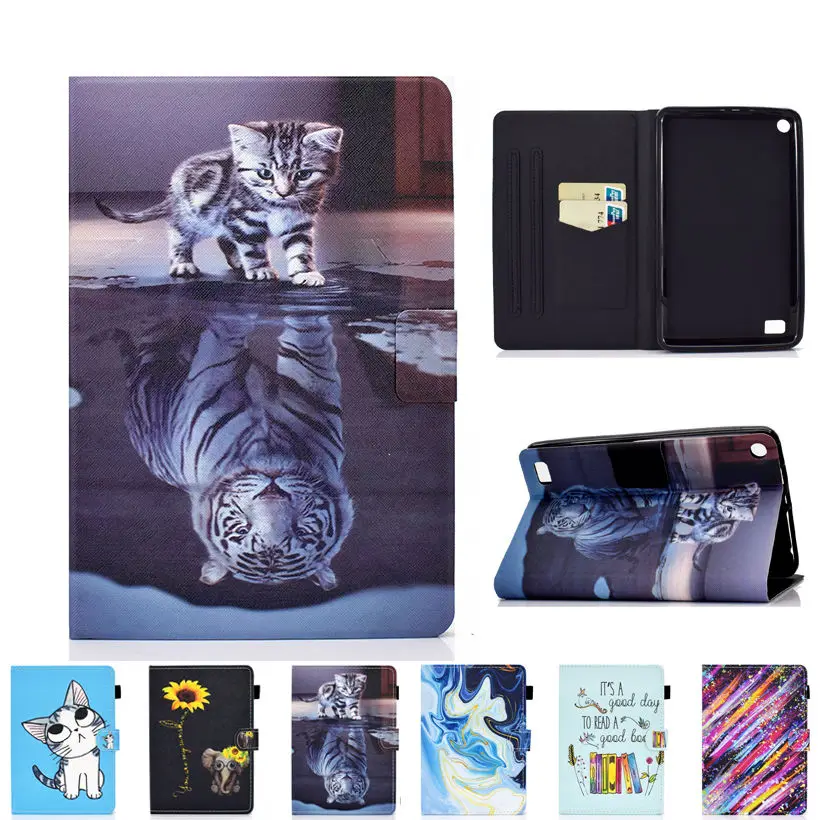 

For Amazon Kindle Fire 7 Case 2019 9th 7th 5th Generation Cover For Fire 7 2019 2017 2015 Funda Coque Painted Pattern Shell Capa