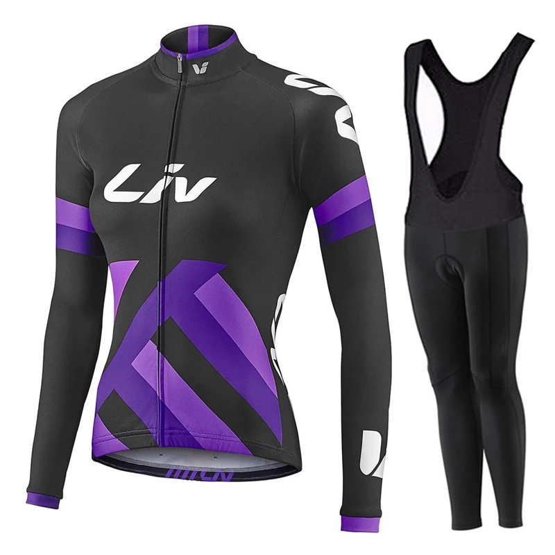 Новинка 2020 г. комплект велосипедной одежды liv Pro из дышащей Джерси с длинным