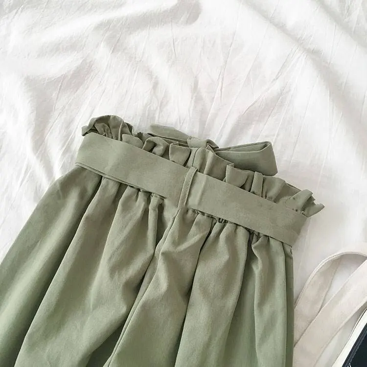 

Tracksuits 2 Piece Sets New Summer Famale Fashion Clothes Casual Loose White Top and Pant Students Sweet Sportswear Joggers Suit