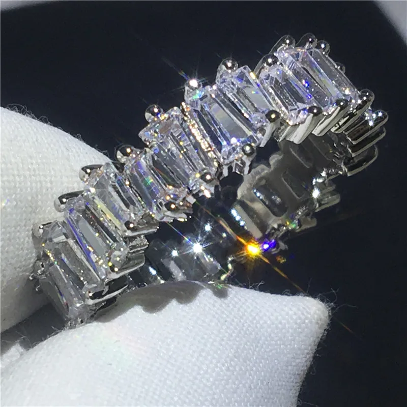 style 8 16 видов стилей, дизайн, серебро 925 пробы, обручальное кольцо, кольцо вечности для женщин, одноцветные, для помолвки, модные юбилейные украшения - Цвет основного камня: style 8
