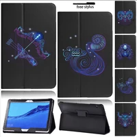 for huawei mediapad t5 10 10 1 leather anti fall folding back support for t5 10 10 1 ags2 w09w19l03l09 tablet case cover