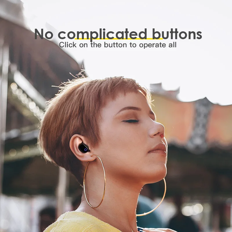 KUULAA Bluetooth наушники TWS беспроводные bluetooth 5 0 громкой связи игровая гарнитура в ухо