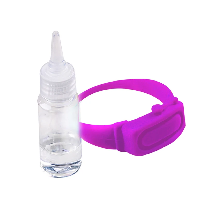 1/3Set Wearable Hand Sanitizer Bracelet Silicone Disinfectant Sub-packing Bottle Hand Sanitizer Dispenser Pumps