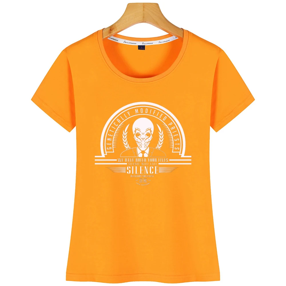 Топы футболка Женская Доктор Кто тишина Vogue белая хлопковая | одежда