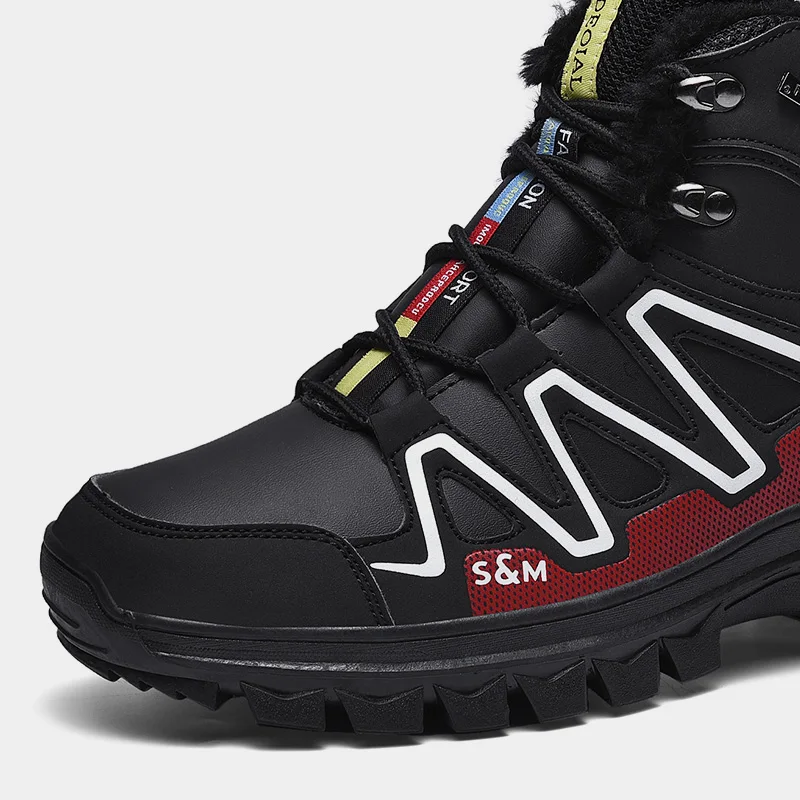 Winter Warm Fur Male Shoes For Men Adult Casual Sneakers Comfortable outdoor Popular cotton shoes