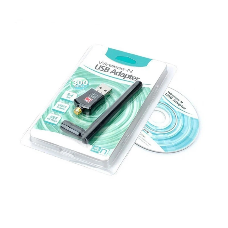 300 Мбит/с USB беспроводной адаптер LAN wifi 802.11n/b/g WLAN карта адаптер|Сетевые карты| |
