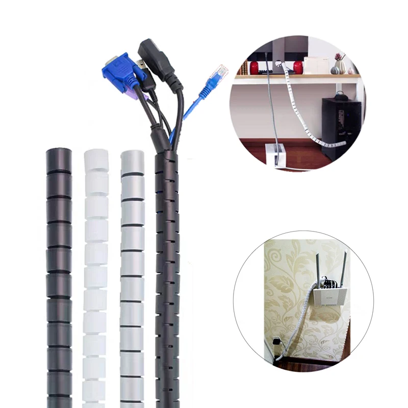 1 м новый спиральный кабель для обмотки трубчатого кабеля защитная линия защиты