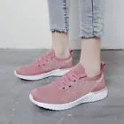 Кроссовки TELOTUNY женские уличные спортивные беговые кроссовки сетчатые дышащие спортивные Прогулочные кроссовки Женская обувь на шнуровке