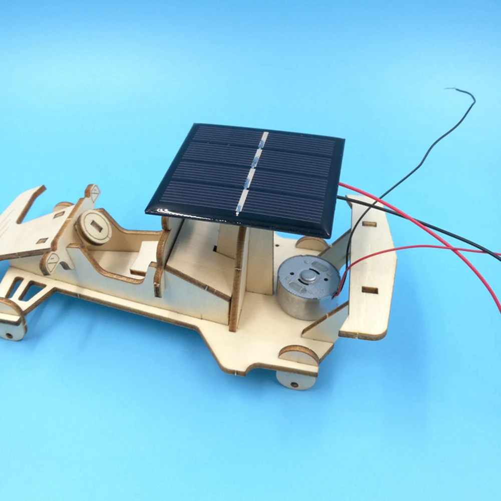 Модель автомобиля на солнечной батарее сделай сам комплект материалов детский