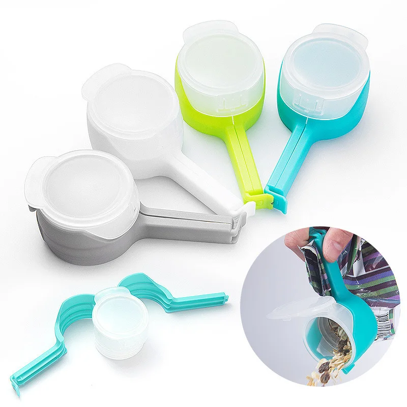 

1Pcs Color Multi-function Sealing Clips Snacks Bag Storage Sealing Clamp Plastic Bags Ziplock Clip Food Retain Freshness Tools