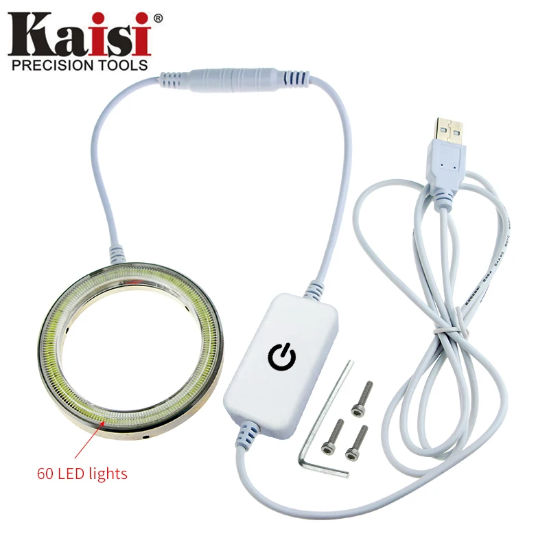 Kaisi 4,5 Вт USB светодиодный светильник лампа ремонтный инструмент для мобильного телефона для воздуходувки пистолет и паяльная станция
