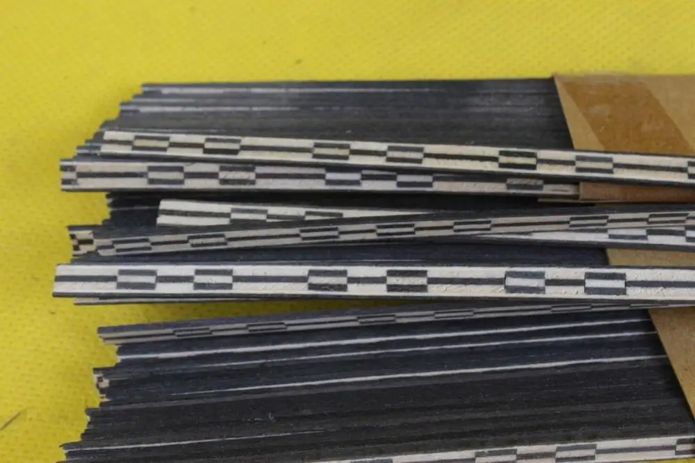 

50 strip guitar inside binding Figured purfling wooden lining 640x2.5x1mm #64