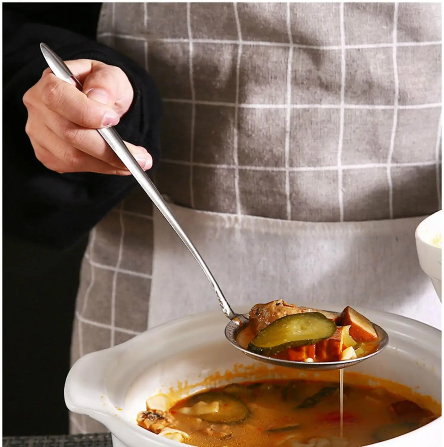 Супер толстый фильтр для горячего горшка шумовка супа сетчатый из нержавеющей