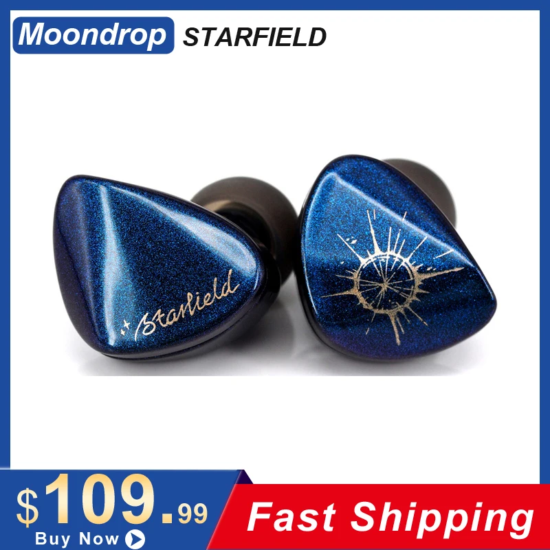 Углеродная нано-трубка Moondrop Starfield динамические наушники с диафрагмой