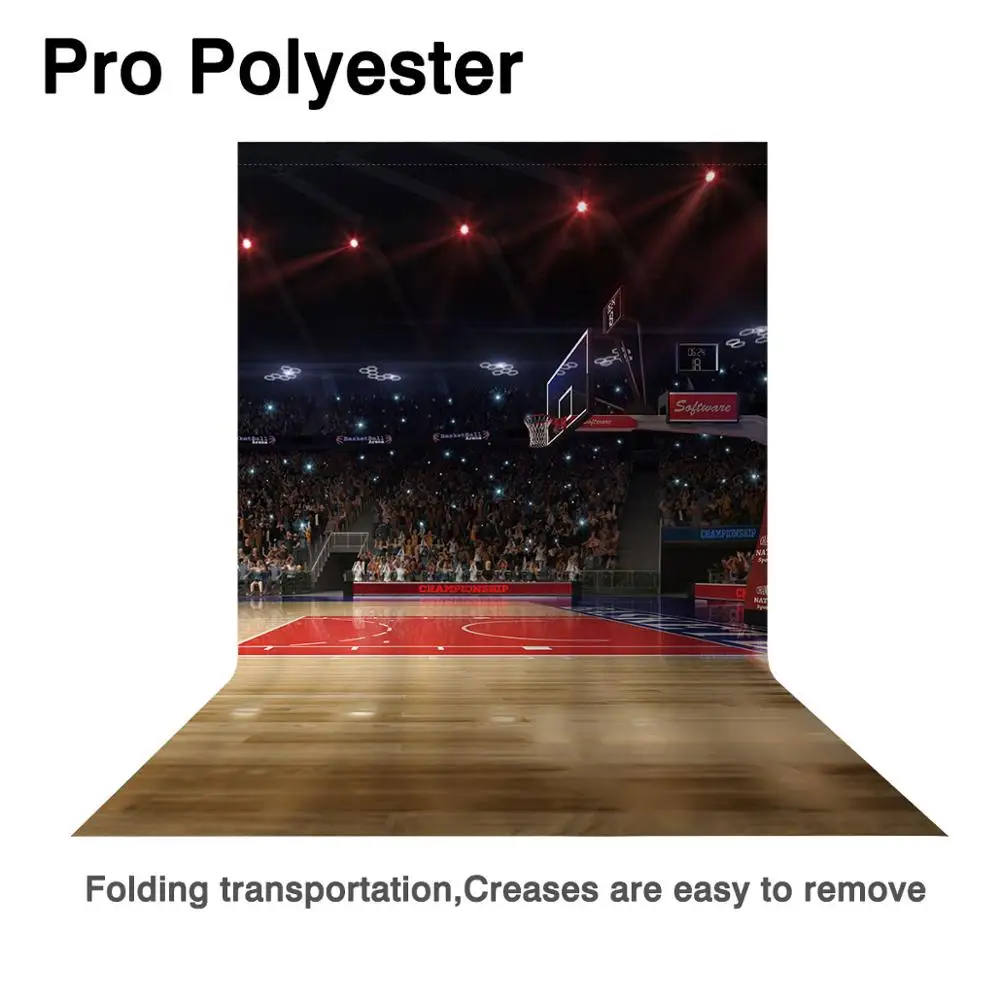 Allenjoy спортивный фон для фотосъемки внутри баскетбольного стадиона детский плеер