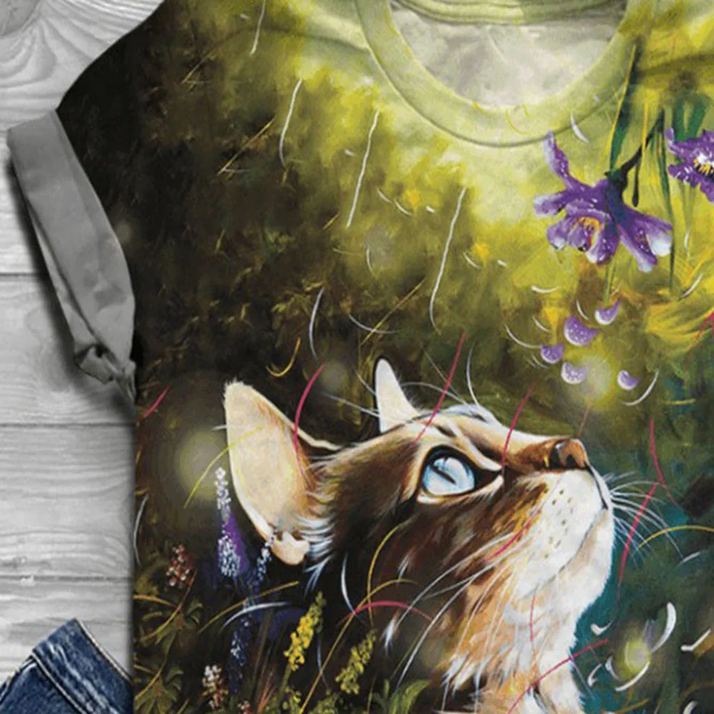 Футболки в стиле Харадзюку новинка крутая футболка для мужчин и женщин 3d с