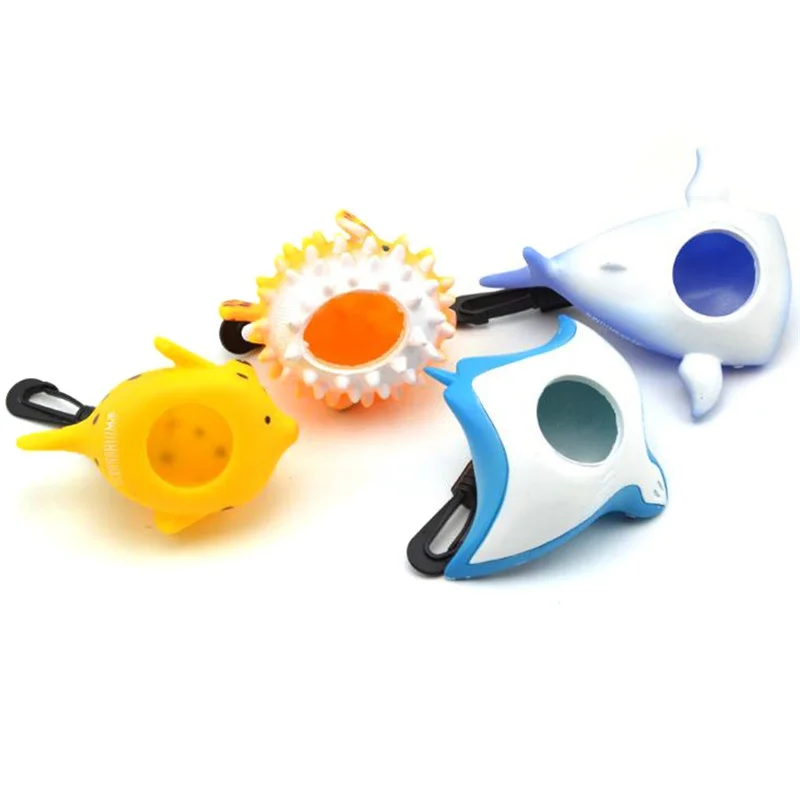 

Cartoon Fish Scuba Dive Mouthpiece Dustproof Cover Holder Octopus Safe Second Stage Protective Accessories Regulator With Clip