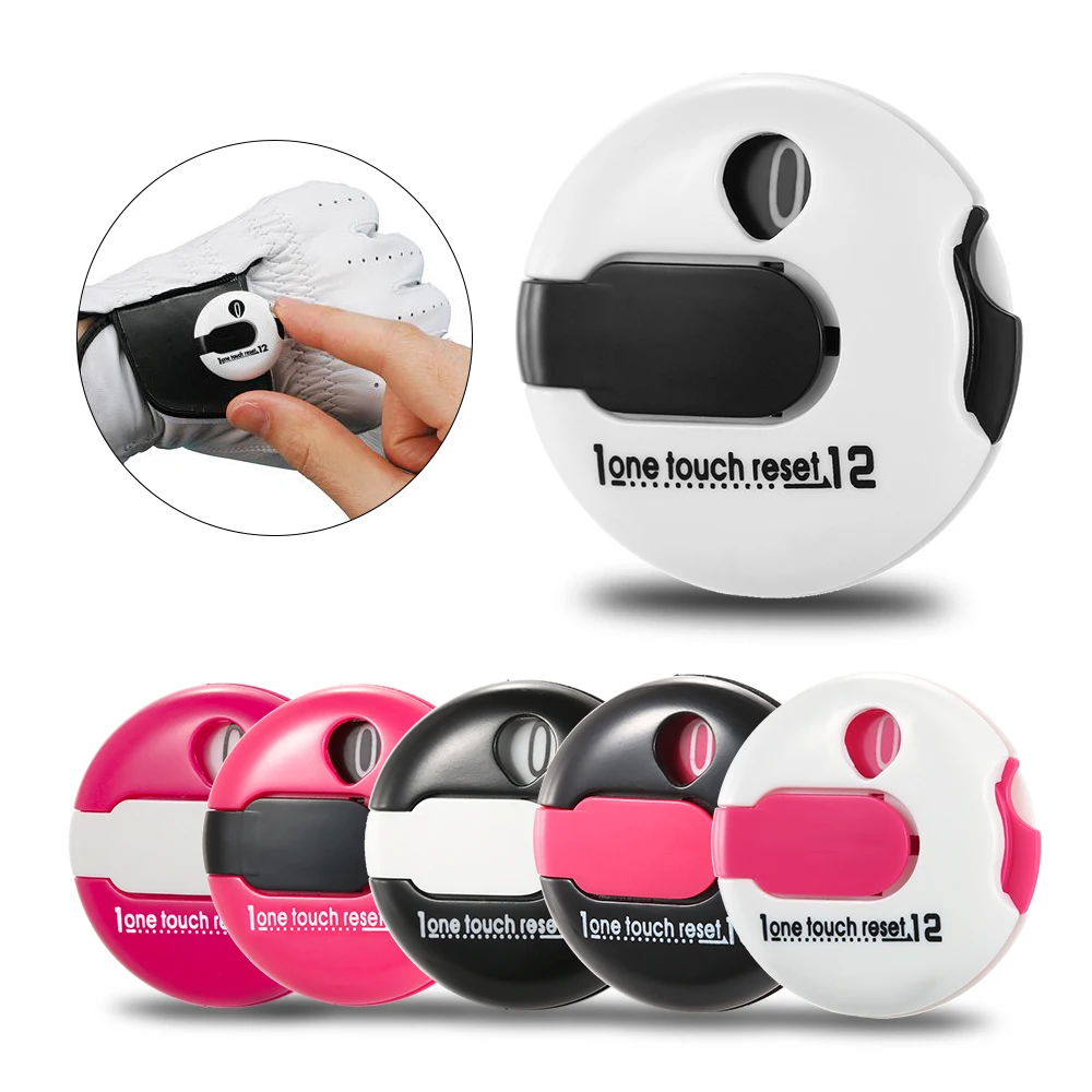 

Small Golf Stroke Counter Mini Score Counter Simple Attachment Scorekeeper Golf One Reset Counter