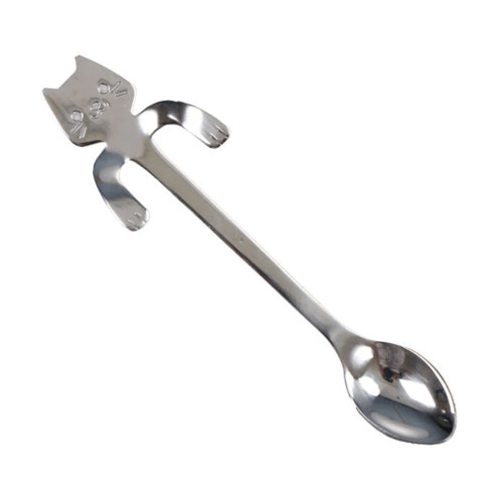 Ложка-мешалка для кошек Кофейная из нержавеющей стали набор чайных ложек | Дом и