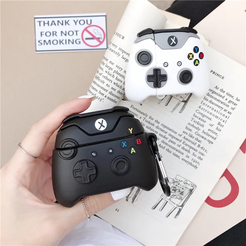 

Three-dimensional game controller model 1/2/pro3 protective box for Apple Bluetooth wireless headset cover silicone soft shell