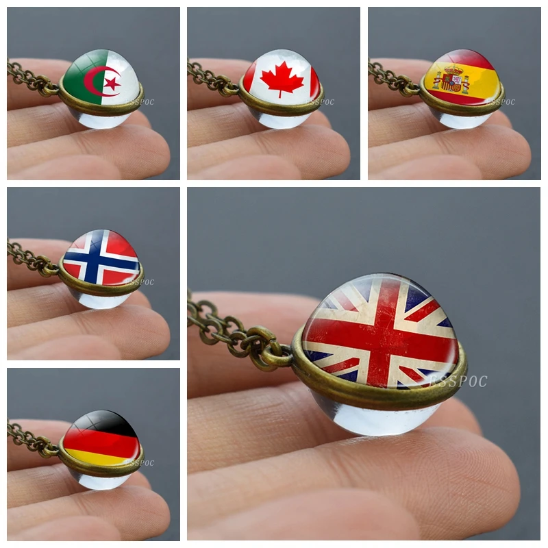 Национальный флаг двусторонний фонарь Испании Норвегии Канады Германии