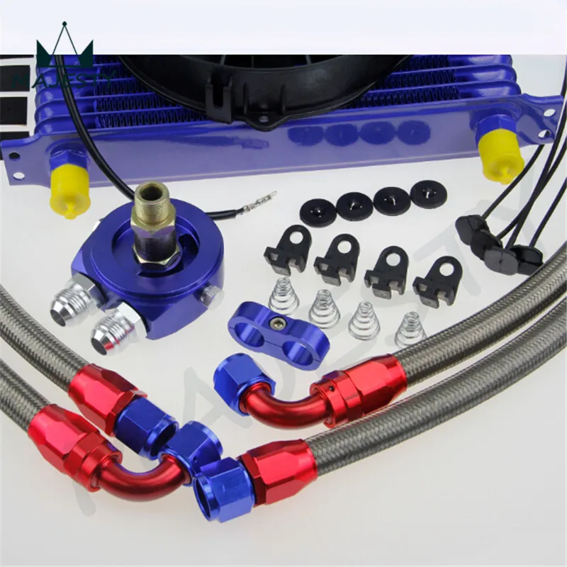 Универсальный 15 рядный двигатель коробка передач 10AN Масляный охладитель