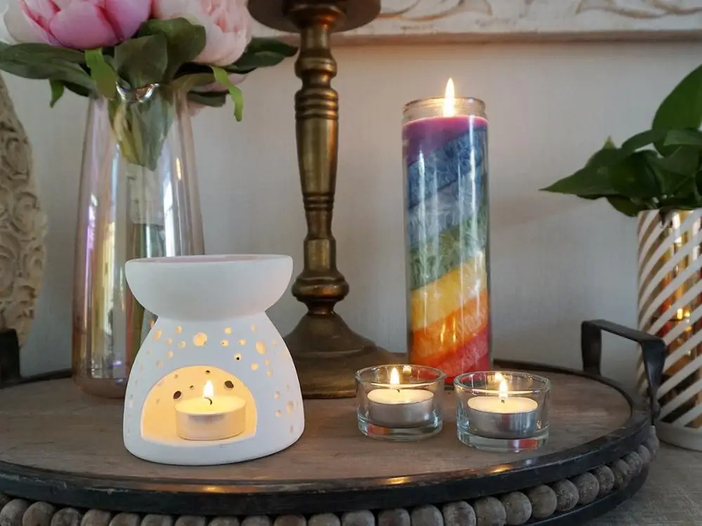 Прозрачные подсвечники 24 шт. стеклянные для украшения Дня Святого Валентина