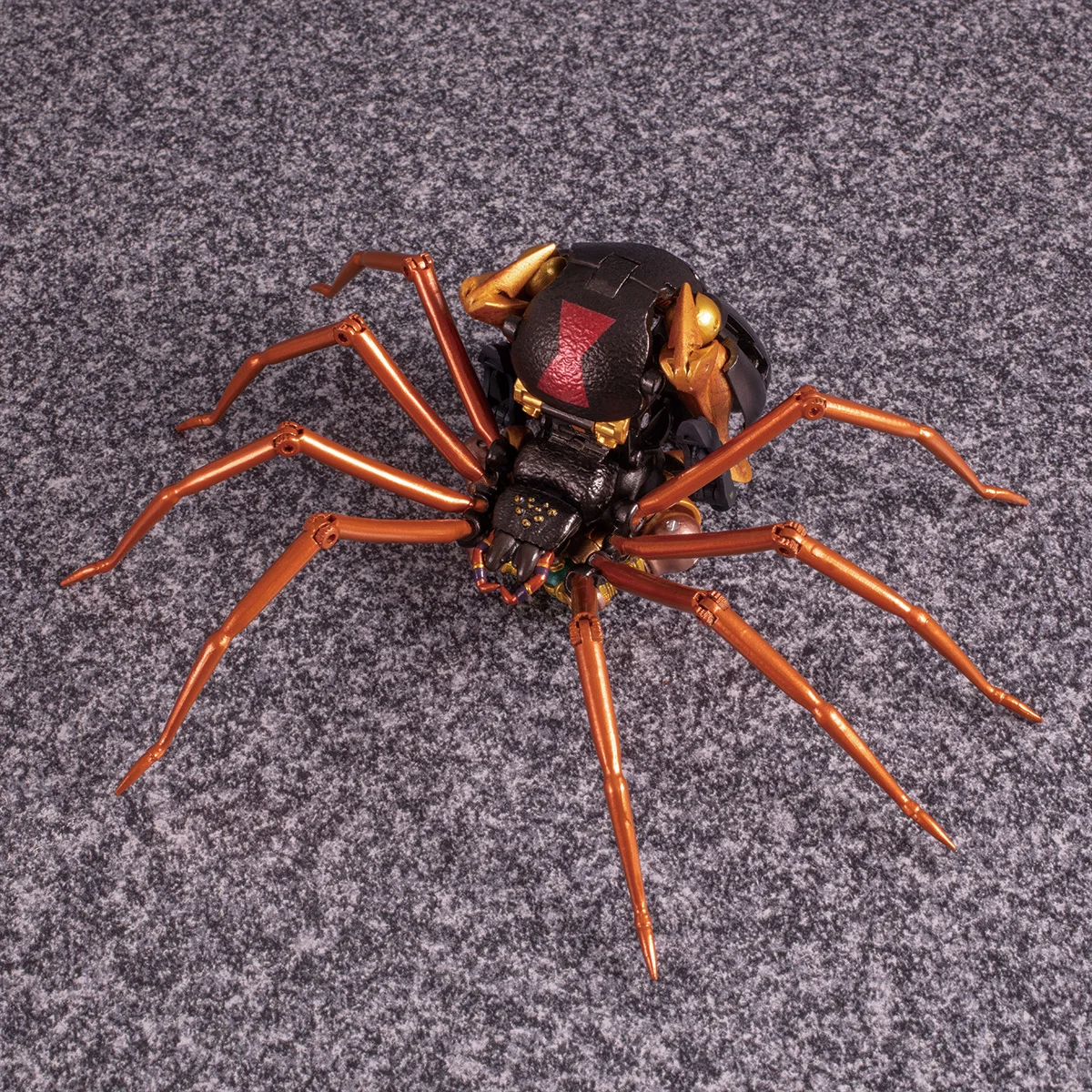 Deformation Toy Warrior Beast Man Red Spider Mp46 Black Widow Mp-46 Model Box