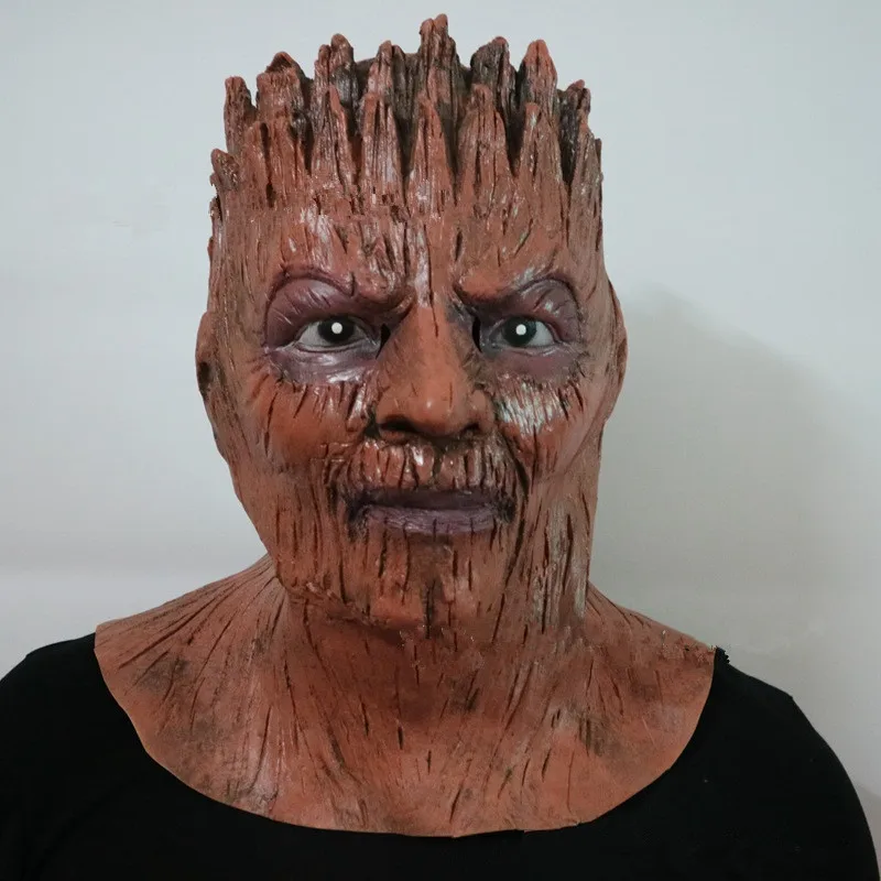 Хэллоуин косметическое дерево человек латексная маска реквизит ужасы Marvel
